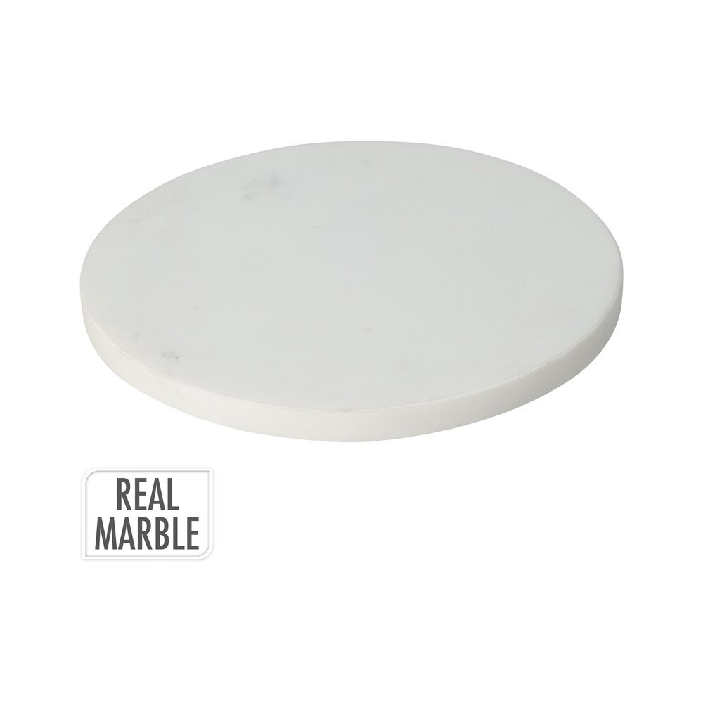 PLANCHE RONDE EN MARBRE BLANC