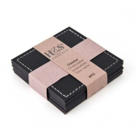 LOT DE 4 SOUS-VERRES 3 MODELES ASSORTIS