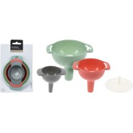 ENSEMBLE D'ENTONNOIRS DE 4 PIÈCES