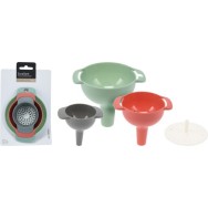 ENSEMBLE D'ENTONNOIRS DE 4 PIÈCES
