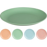 ASSIETTE PLATE MÉLAMINE  4 COULEURS 20 CM