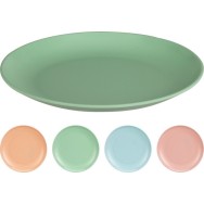 ASSIETTE PLATE MÉLAMINE  4 COULEURS 20 CM