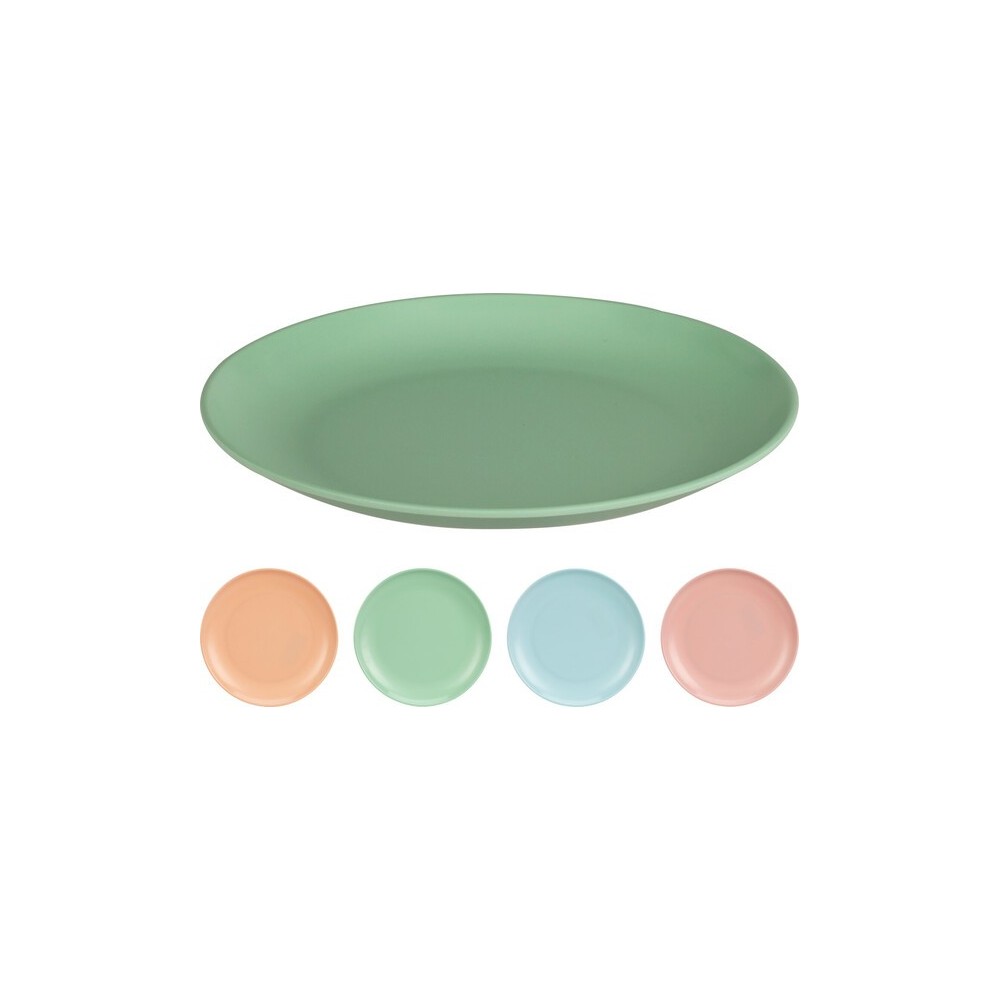 ASSIETTE PLATE MÉLAMINE  4 COULEURS 20 CM