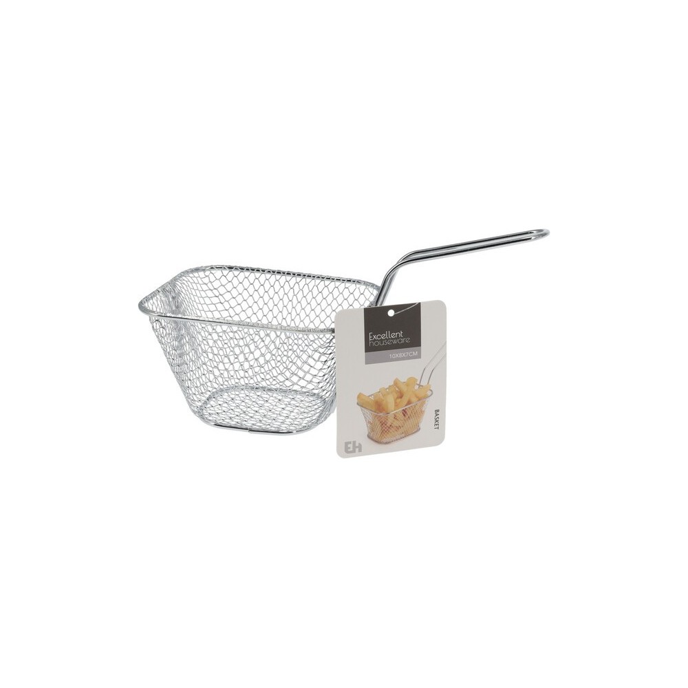 PANIER MÉTAL CHROMÉ