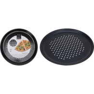 PLAQUE DE CUISSON À PIZZA ANTIADHÉSIVE EN ACIER AU CARBONE