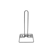 PORTE-ROULEAU DE PAPIER ESSUIE-TOUT EN MÉTAL NOIR