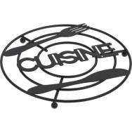 SOUS PLAT EN MÉTAL RÉSISTANT À LA CHALEUR