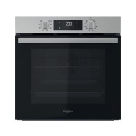 FOUR MULTIFONCTION ENCASTRABLE WHIRLPOOL INOX, HYDROLYSE 60 CM - 71 L
