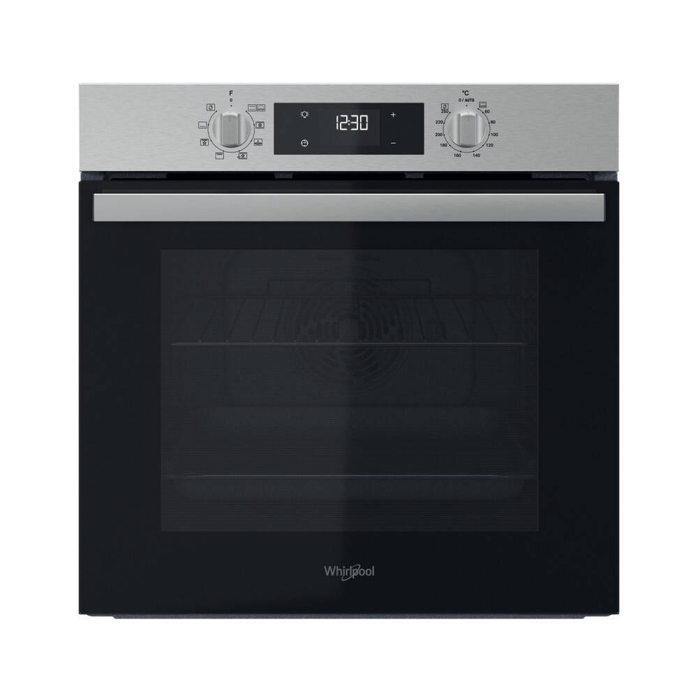 FOUR MULTIFONCTION ENCASTRABLE WHIRLPOOL INOX, HYDROLYSE 60 CM - 71 L