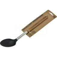 CUILLÈRE DE CUISINE AVEC MANCHE EN BOIS, POUR SERVIR
