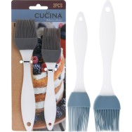 PINCEAU À PÂTISSERIE EN SILICONE 2 PIÈCES