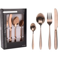 LOT DE 16 PIÈCES MÉNAGÈRE  COULEUR CUIVRE