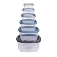 LOT DE 6 BOÎTES ALIMENTAIRES