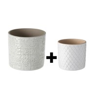 PACK DE 2 CACHES POT