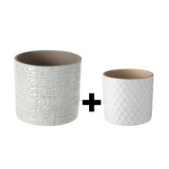 PACK DE 2 CACHES POT