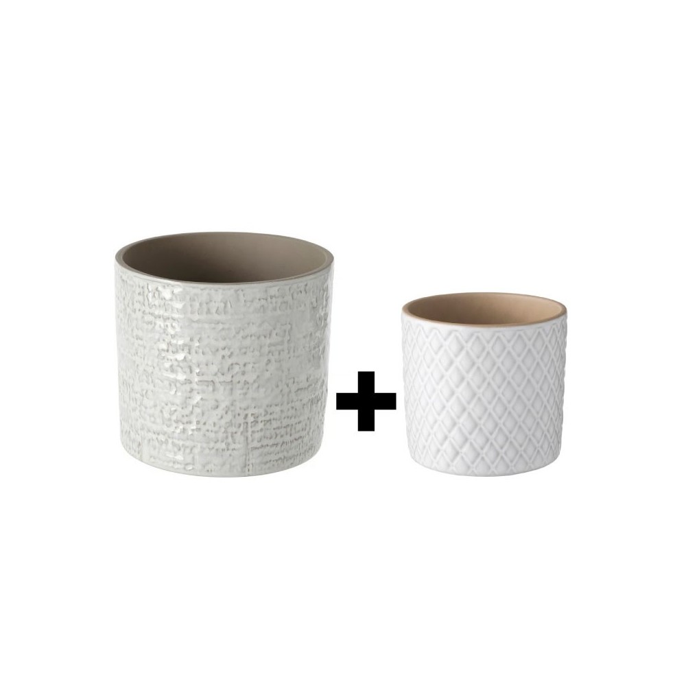 PACK DE 2 CACHES POT