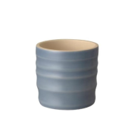 PACK DE 4 CACHE-POT EN GRES BLEU