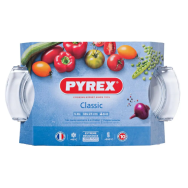 COCOTTE EN VERRE MULTI-USAGES OVAL 4,4L