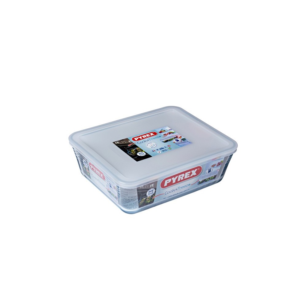 PLAT À FOUR VERRE RECTANGULAIRE 4L COOK & FREEZE PYREX PLAT À FOUR VERRE RECTANGULAIRE 4L COOK & FREEZE PYREX