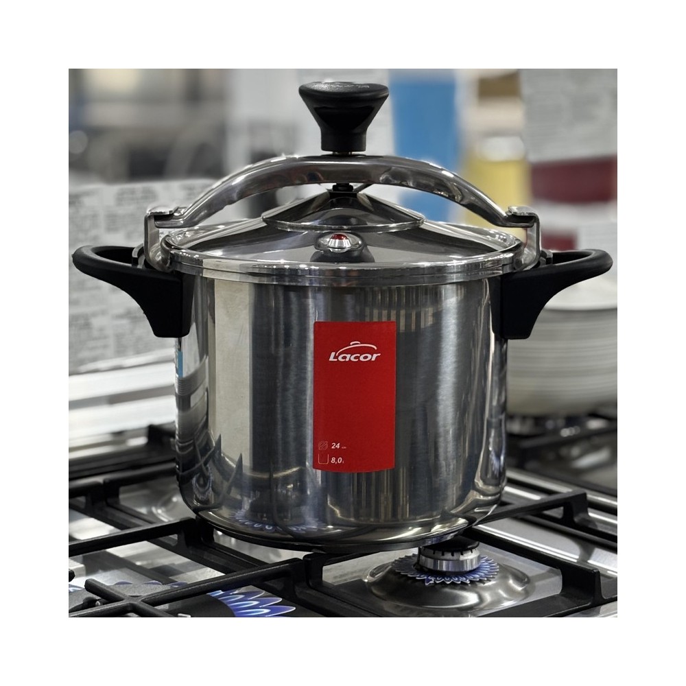 COCOTTE MINUTE EN INOX LACOR 8 L