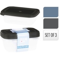 SET 3 BOITE DE CUISINE EN PLASTIQUE