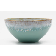 SALADIER EN GRÈS "TAORMINA" 24CM - VERT