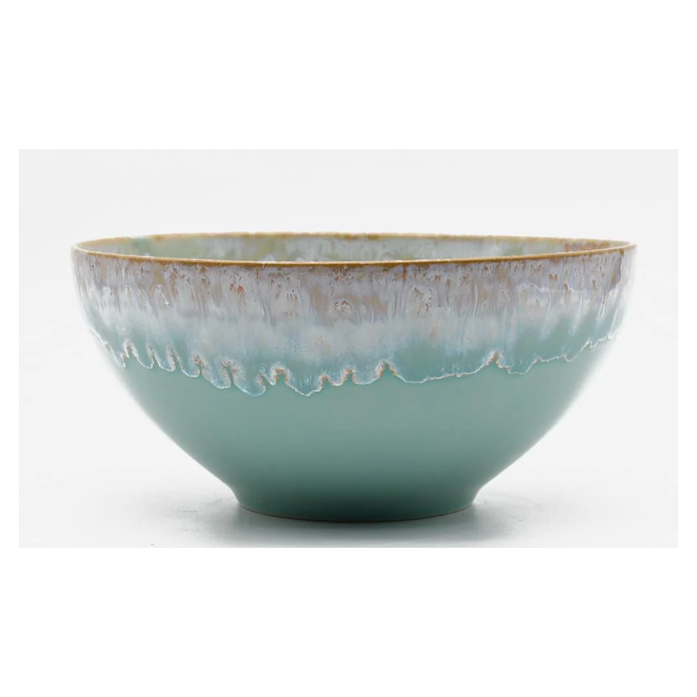 SALADIER EN GRÈS "TAORMINA" 24CM - VERT