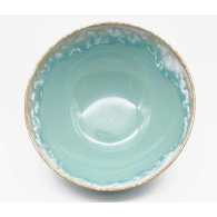 SALADIER EN GRÈS "TAORMINA" 24CM - VERT
