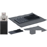 ÉGOUTTOIR À VAISSELLE AVEC TAPIS DE SÉCHAGE