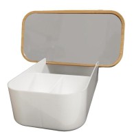 RANGEMENT COSMÉTIQUE AVEC MIROIR 26 CM