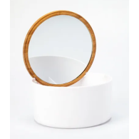 RANGEMENT COSMÉTIQUE AVEC MIROIR 13 CM