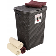 PANIER À LINGE CURVER 60 L MARRON