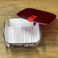 BOITE CARRÉ EN VERRE 1.97L-LUMINARC
