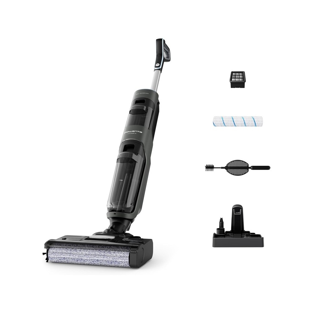 ASPIRATEUR BALAI LAVEUR SANS FIL "X-Clean 4" 200 W - ROWENTA
