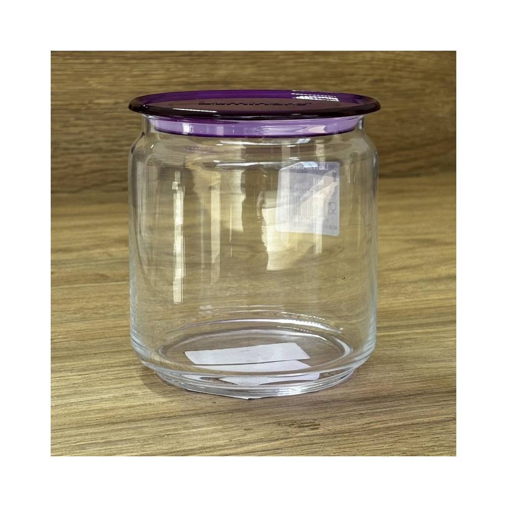 POT EN VERRE 0,75 L AVEC COUVERCLE MAUVE-LUMINARC POT EN VERRE 0,75 L AVEC COUVERCLE MAUVE-LUMINARC
