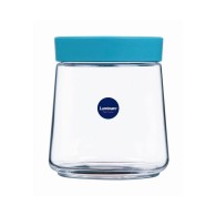 POT EN VERRE 0,75 L AVEC COUVERCLE BLEU-LUMINARC