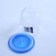 POT EN VERRE 0,5 L AVEC COUVERCLE BLEU-LUMINARC