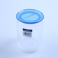 POT EN VERRE 1 L AVEC COUVERCLE BLEU-LUMINARC