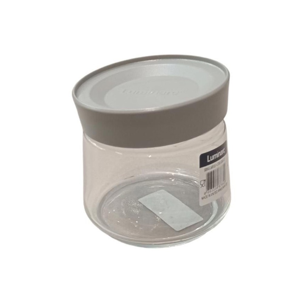 POT EN VERRE 0,5 L AVEC COUVERCLE GRIS-LUMINARC POT EN VERRE 0,5 L AVEC COUVERCLE GRIS-LUMINARC