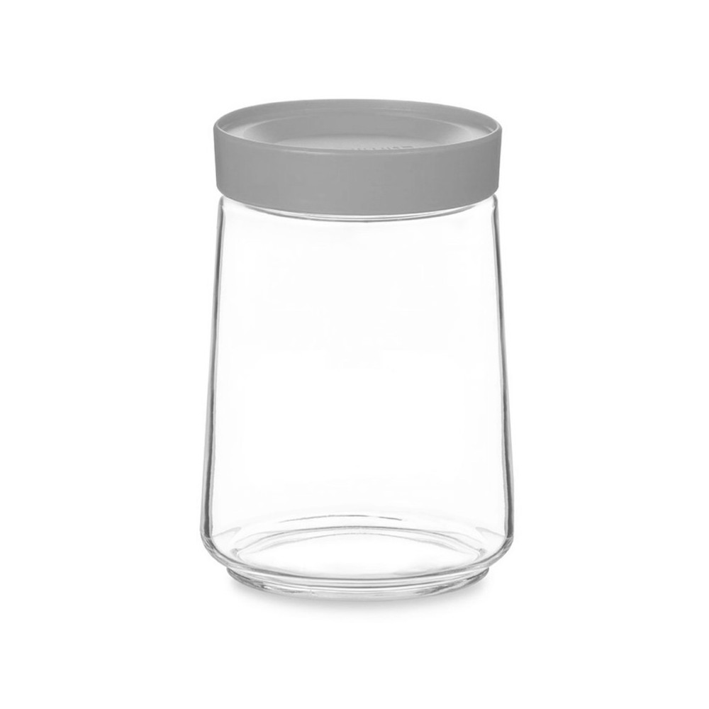 POT EN VERRE 1 L AVEC COUVERCLE GRIS-LUMINARC POT EN VERRE 1 L AVEC COUVERCLE GRIS-LUMINARC