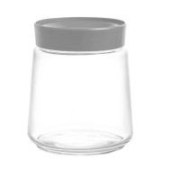 POT EN VERRE 0,75 L AVEC COUVERCLE GRIS-LUMINARC