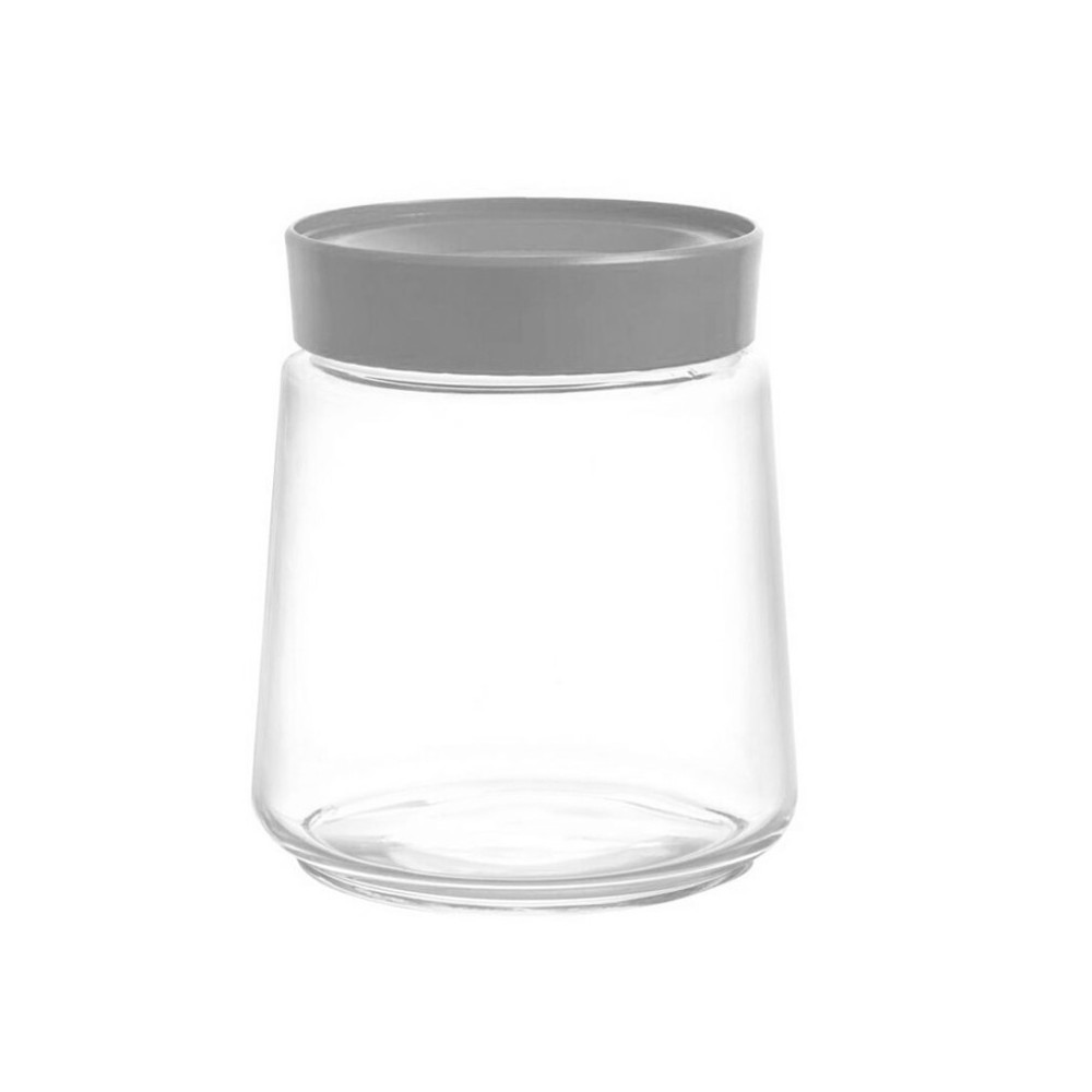 POT EN VERRE 0,75 L AVEC COUVERCLE GRIS-LUMINARC POT EN VERRE 0,75 L AVEC COUVERCLE GRIS-LUMINARC