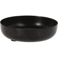 PLATEAU ROND 14 CM NOIR