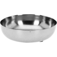 PLATEAU ROND 14 CM COULEUR ARGENT