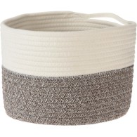 PANIER EN COTON 23 CM EN 3 COULEURS