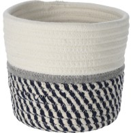 PANIER EN COTON 13 CM EN 3 COULEURS