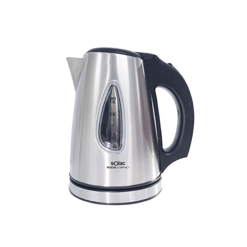 BOUILLOIRE ÉLECTRIQUE INOX  1L 1600 W - SOLAC