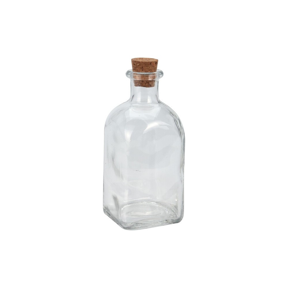 BOUTEILLE EN VERRE AVEC BOUCHON EN LIÈGE 120 ml