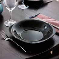 ASSIETTE À DESSERT CARINE NOIR 21 CM – LUMINARC