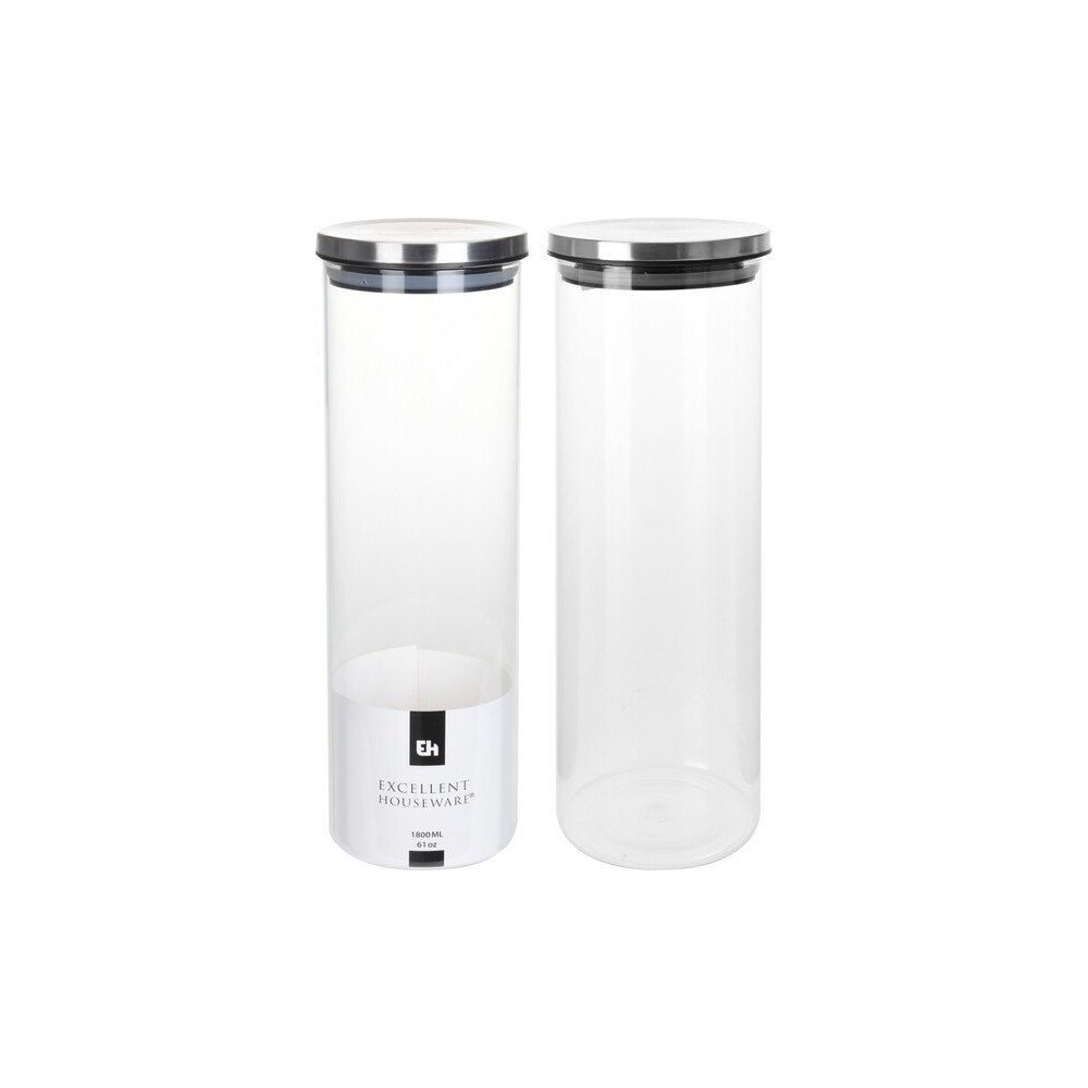 BOCAL EN VERRE AVEC COUVERCL 1800 ml
